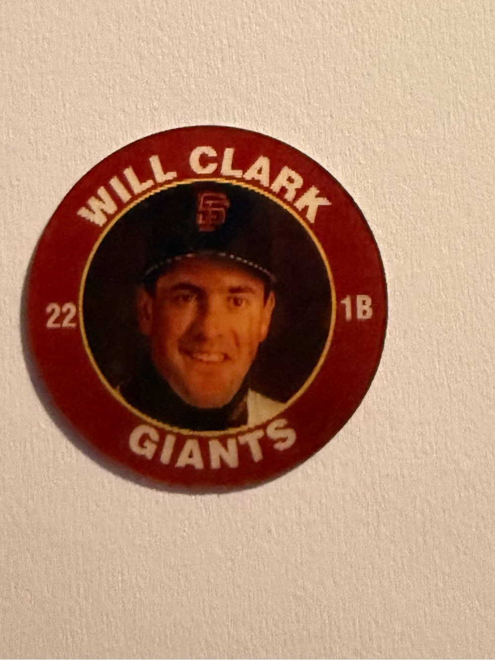 Will Clark 1992 San Francisco Giants coin